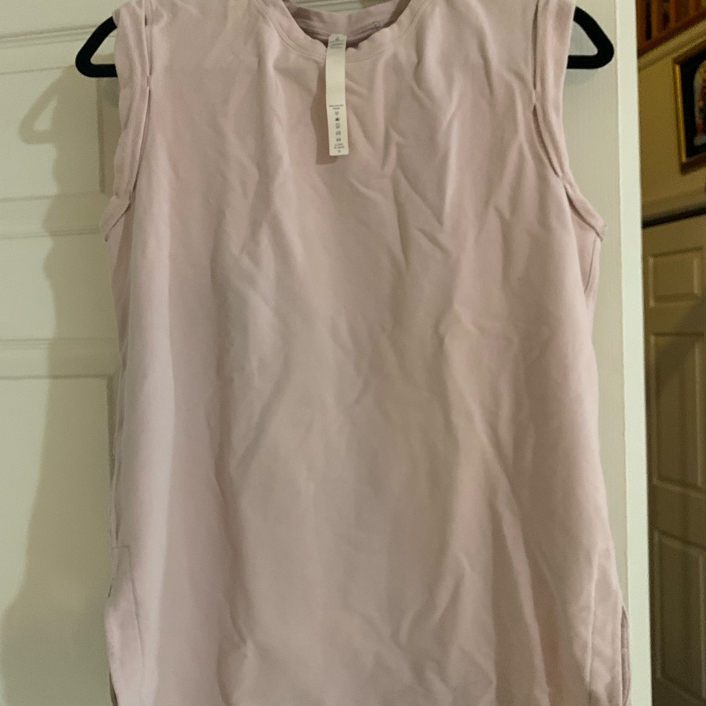 Lululemon Athletica Soft cream/pinkish Sleeveless Top